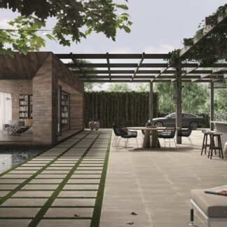 GROUND LIGHT GREY - 595x595x20mm Rectified - 23.04 m2 Pack