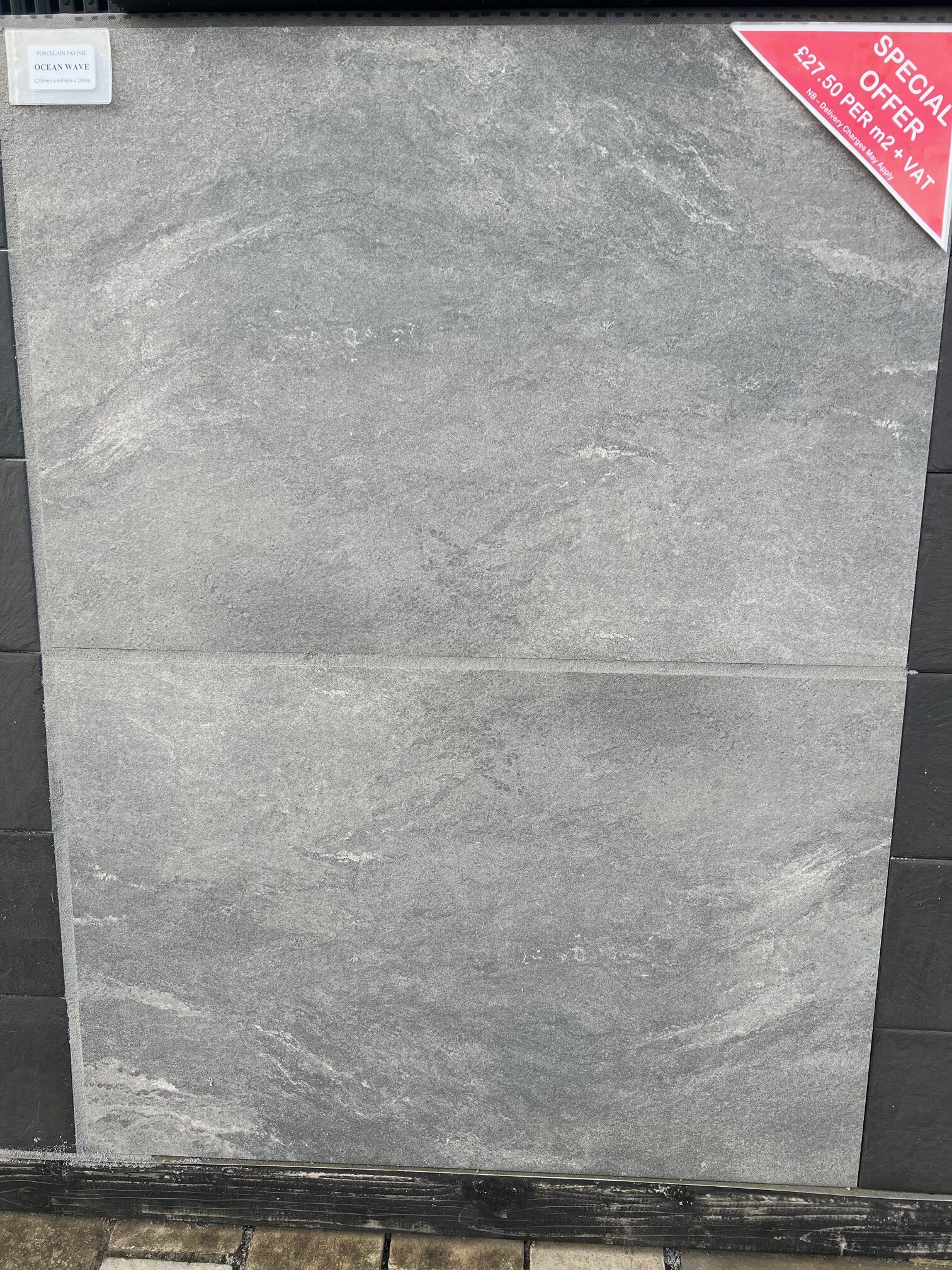 OCEAN WAVE Porcelain - 1200x600x20mm / 21.6m2 Pack - Image 2