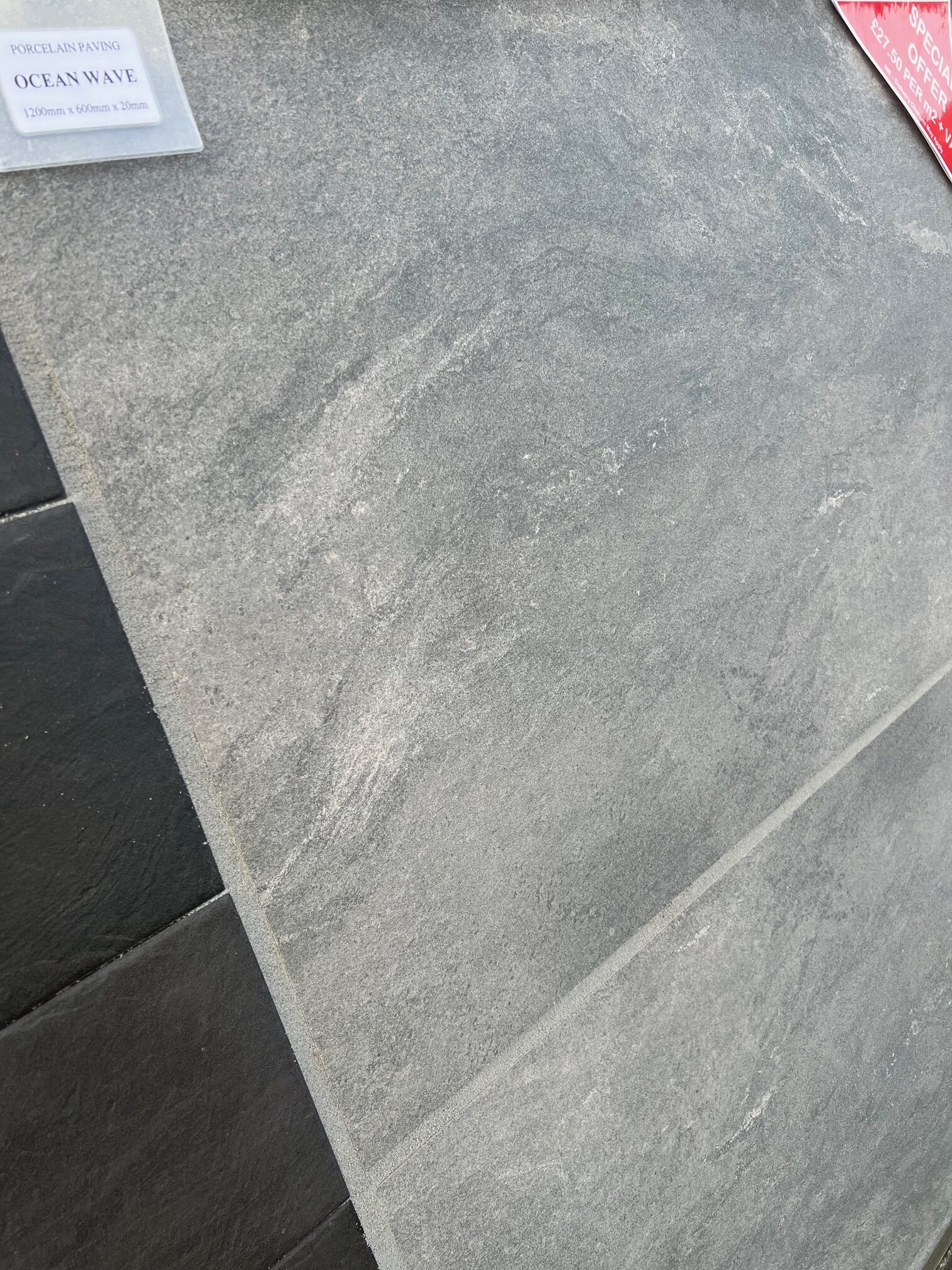 OCEAN WAVE Porcelain - 1200x600x20mm / 21.6m2 Pack - Image 4